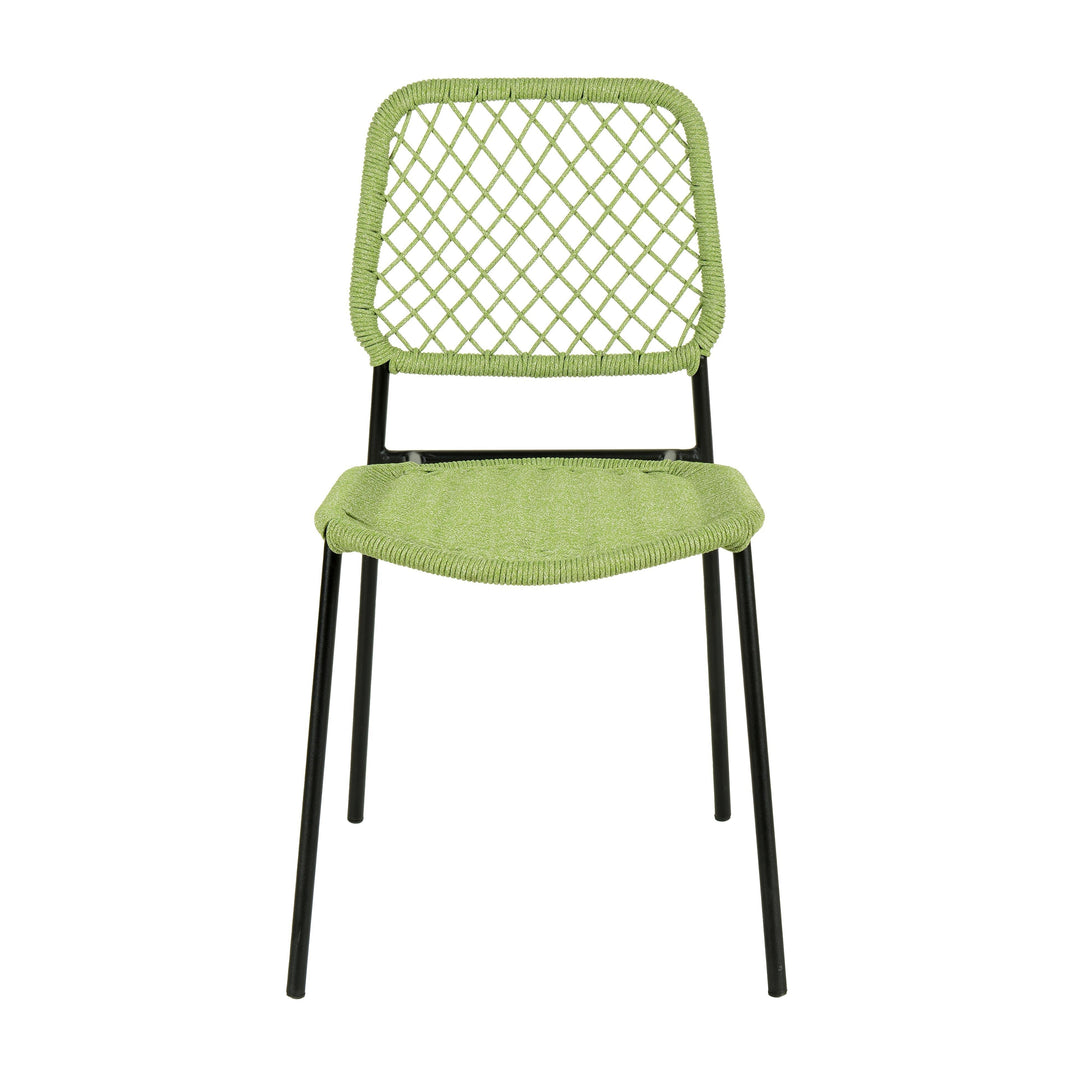 Lucy Dyed Cord Stackable Outdoor Dining Chair