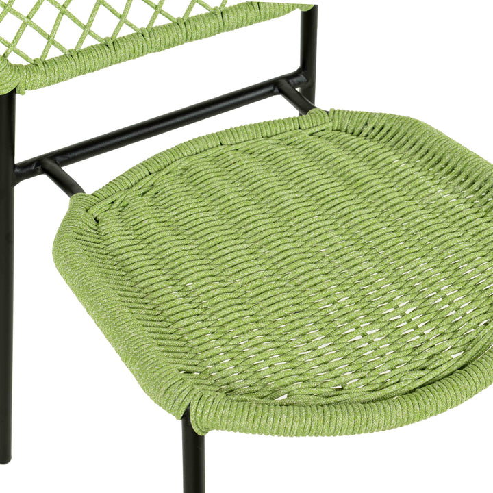 Lucy Dyed Cord Stackable Outdoor Dining Chair