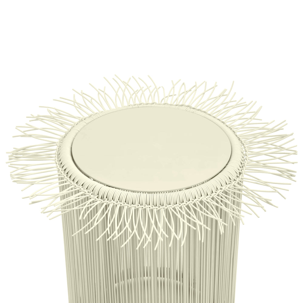 Rafa Outdoor Side Table - Cream
