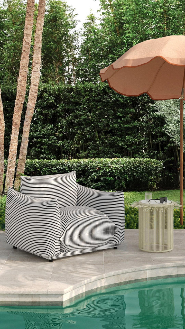 Rafa Outdoor Side Table - Cream