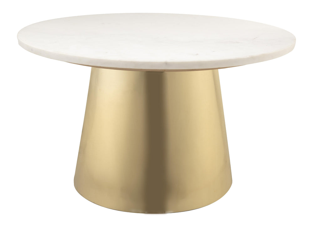 Bleeker 31" Marble Round Coffee Table