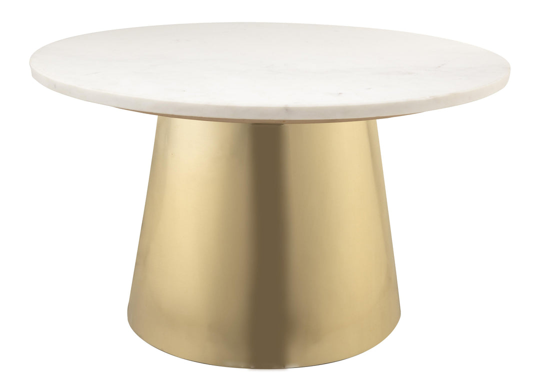 Bleeker 31" Marble Round Coffee Table