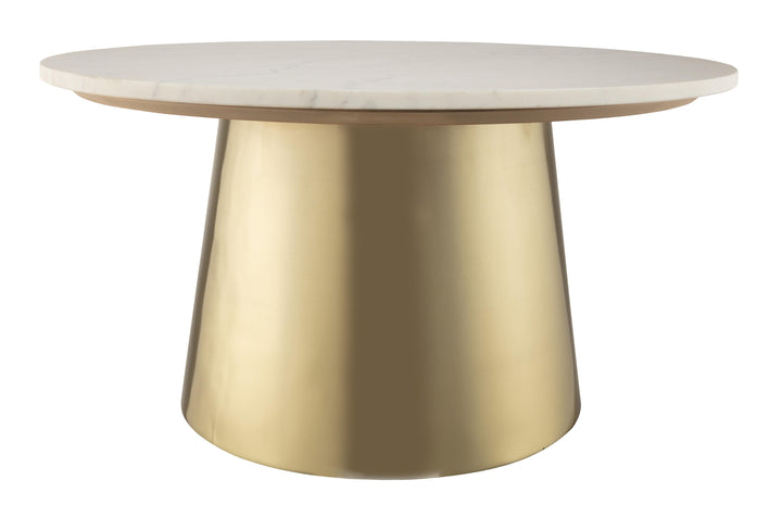 Bleeker 31" Marble Round Coffee Table
