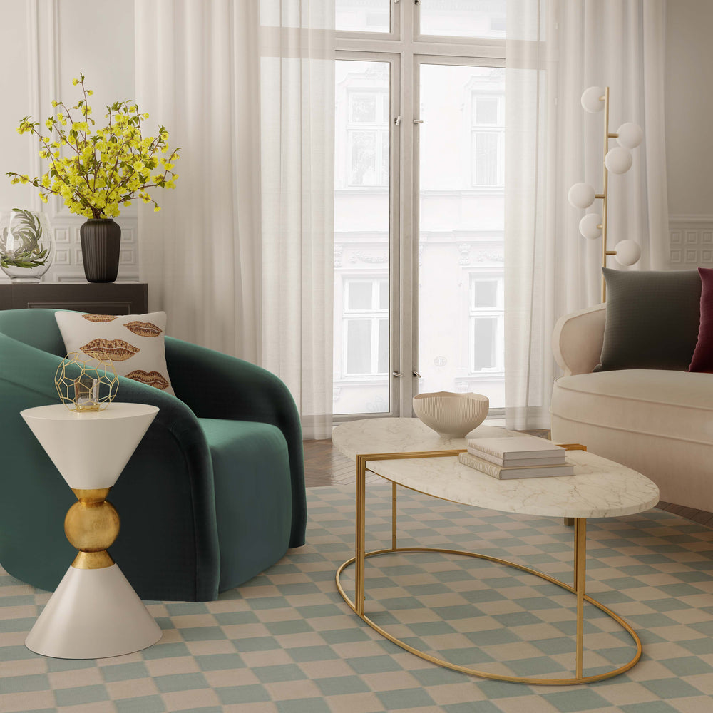 Balhi Side Table - White
