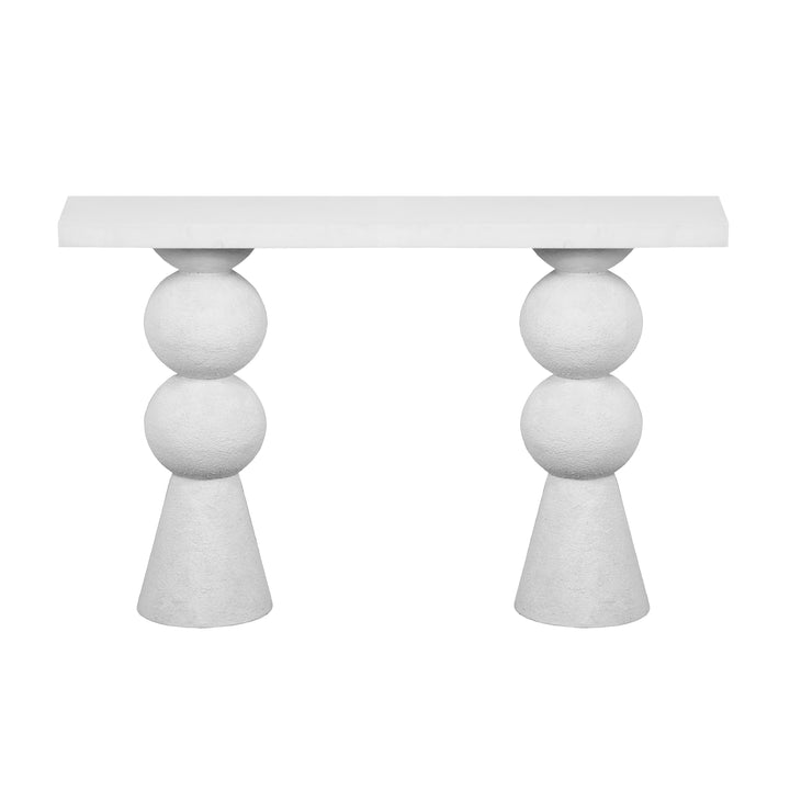 Lupita 53" White Console Table