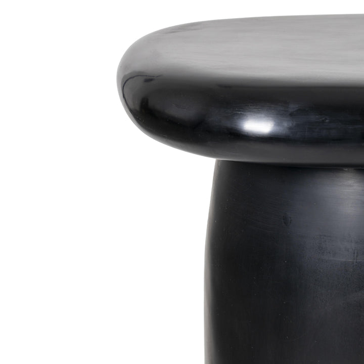 Rahul 49" Black Textured Console Table