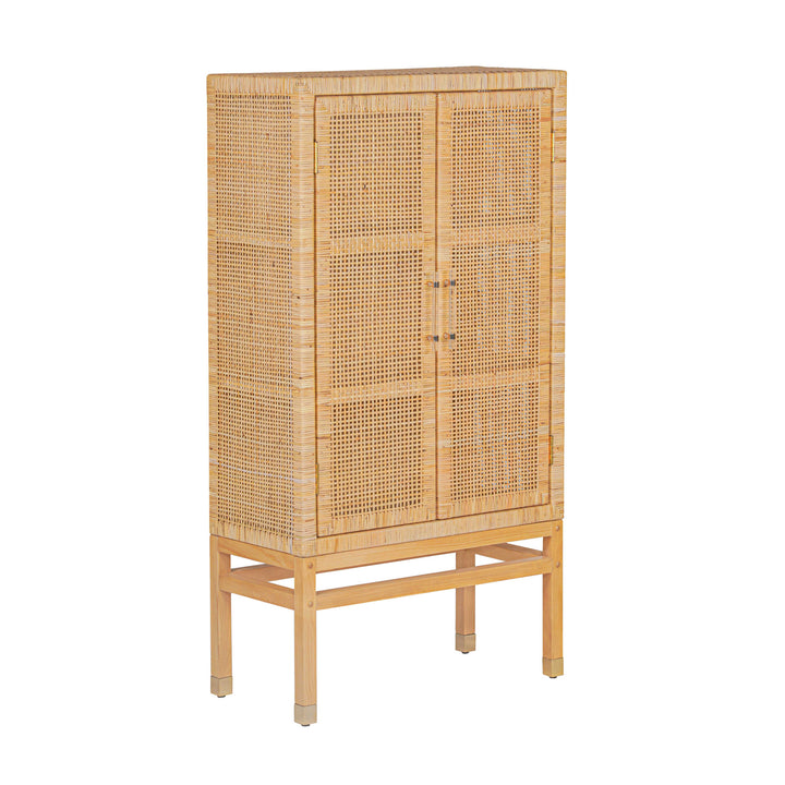 Amara Woven Rattan Cabinet