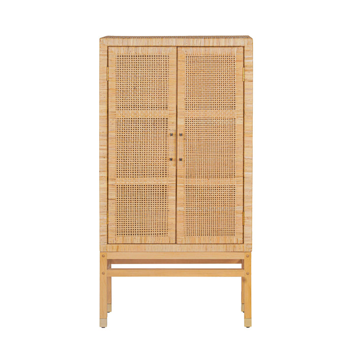 Amara Woven Rattan Cabinet