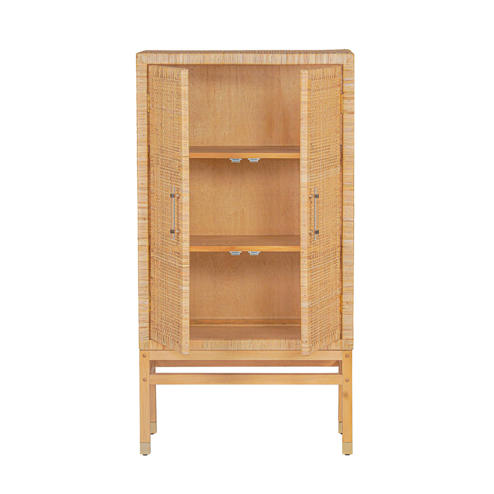 Amara Woven Rattan Cabinet