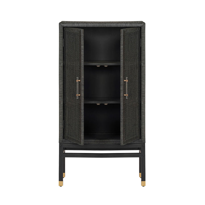 Amara Woven Rattan Cabinet