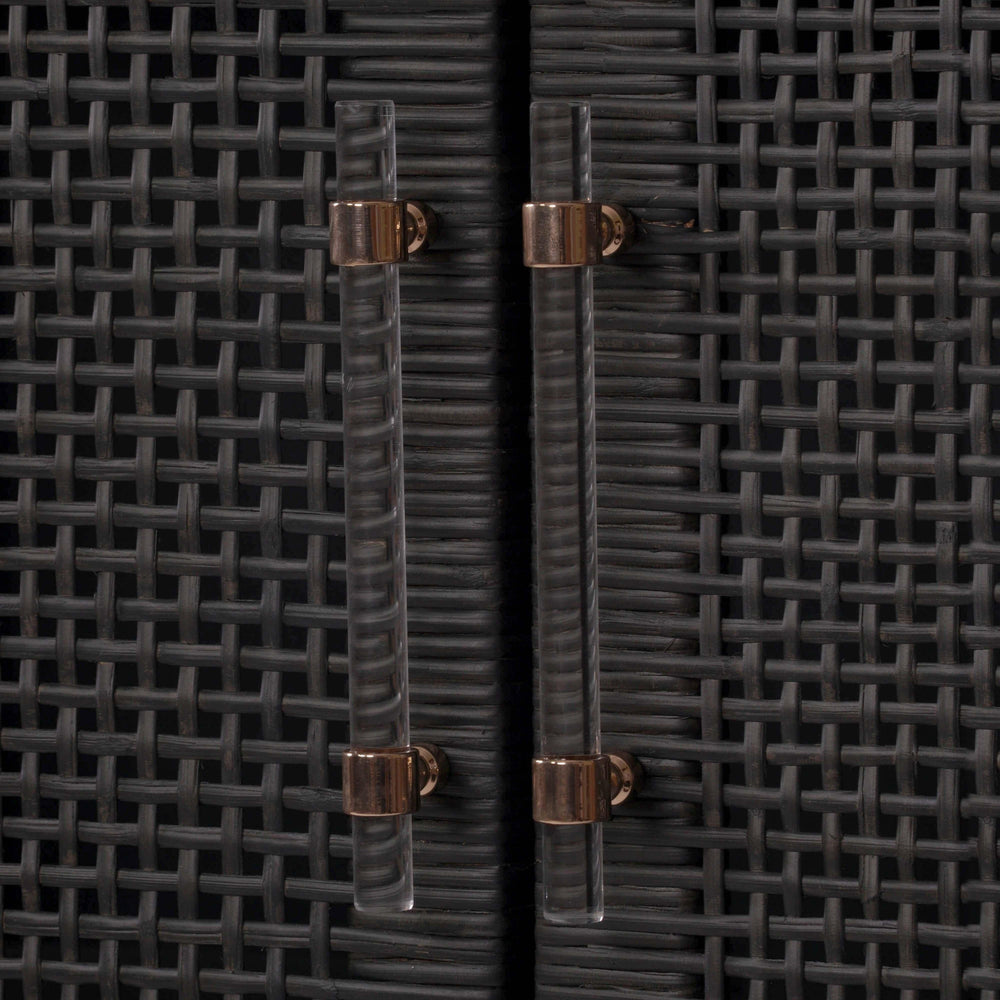 Amara Woven Rattan Cabinet