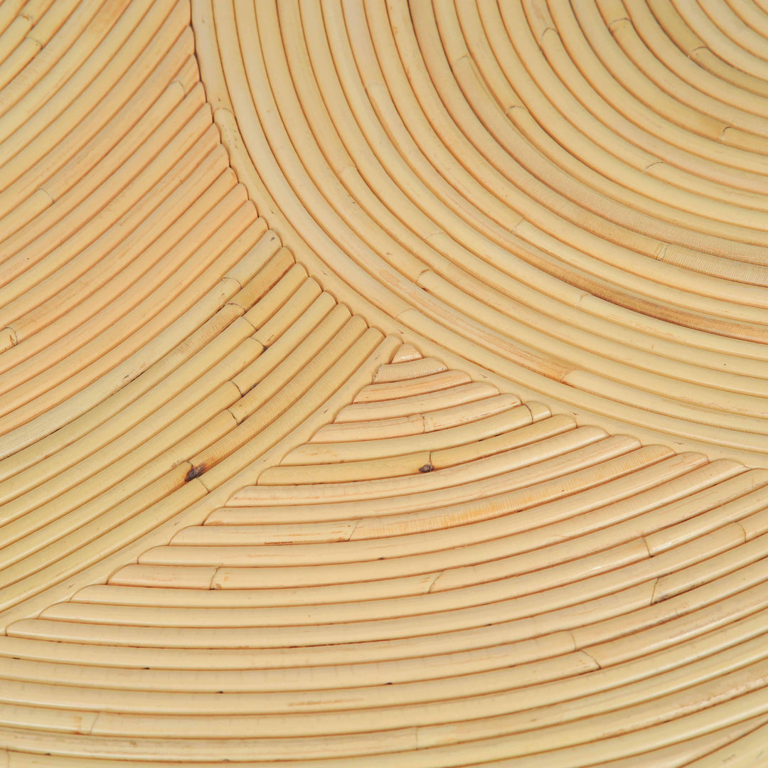 Matea Natural Rattan Arch Side Table