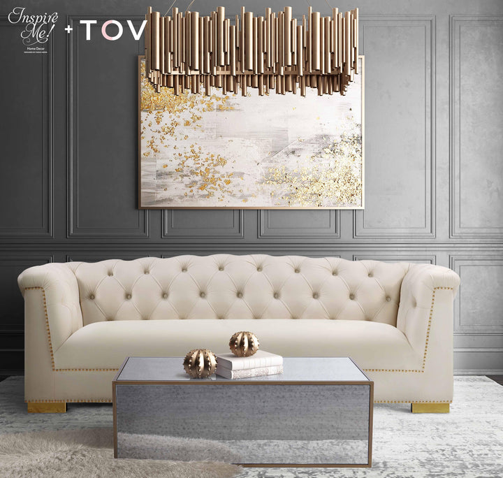 Lana 43" Mirrored Coffee Table by Inspire Me! Home Decor