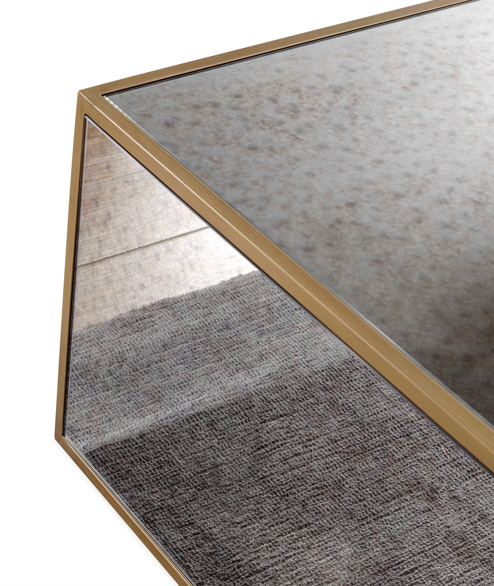 Lana Mirrored Coffee Table by Inspire Me! Home Decor (43"-48")