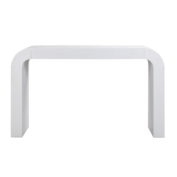 Hump 54" White Arched Console Table
