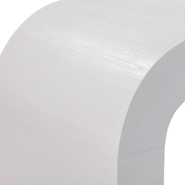 Hump 54" White Arched Console Table