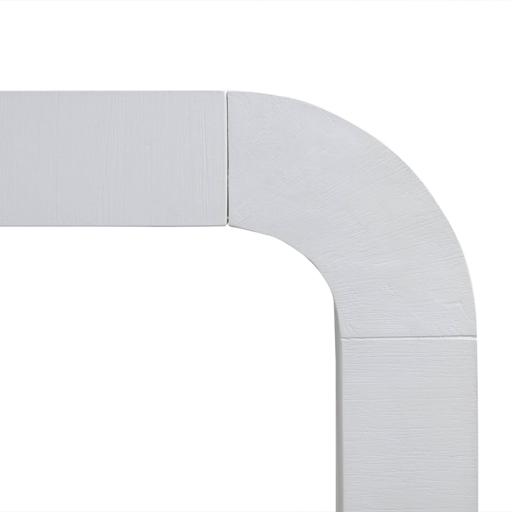 Hump 54" White Arched Console Table