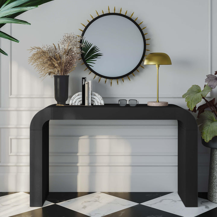 Hump 54" Black Arched Console Table
