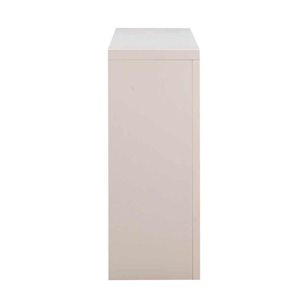 Suzie 45" Cream Rattan Console Table