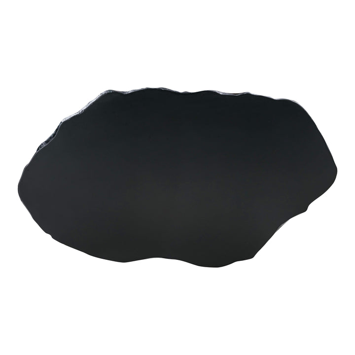 Crag 56" Black Concrete Indoor/Outdoor Coffee Table