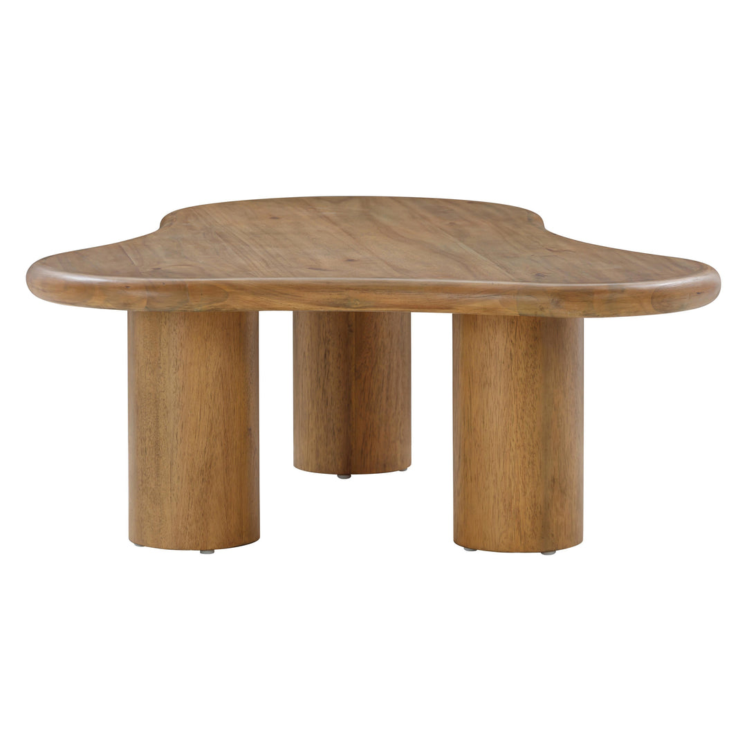 Gotham 48" Cognac Wood Coffee Table