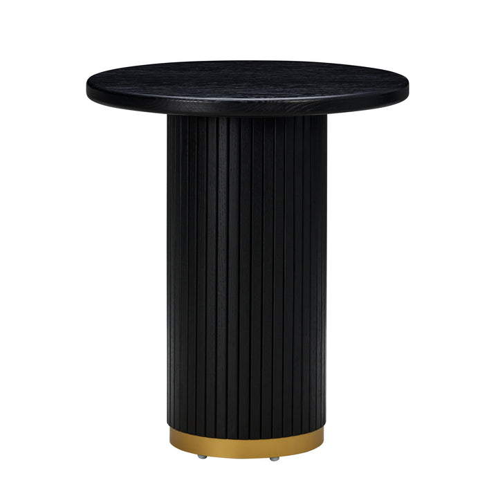 Chelsea Black Oak Wood Entry Table