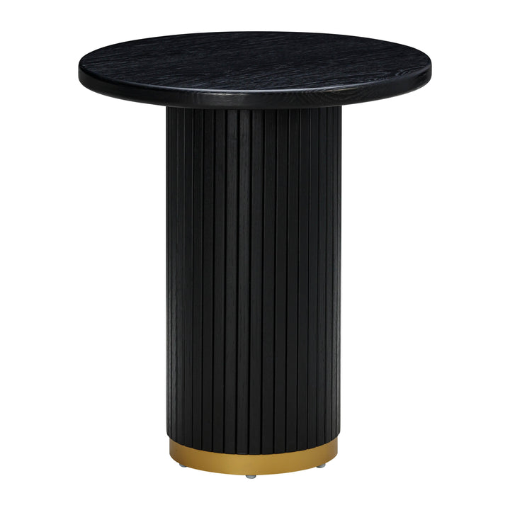 Chelsea Black Oak Wood Entry Table