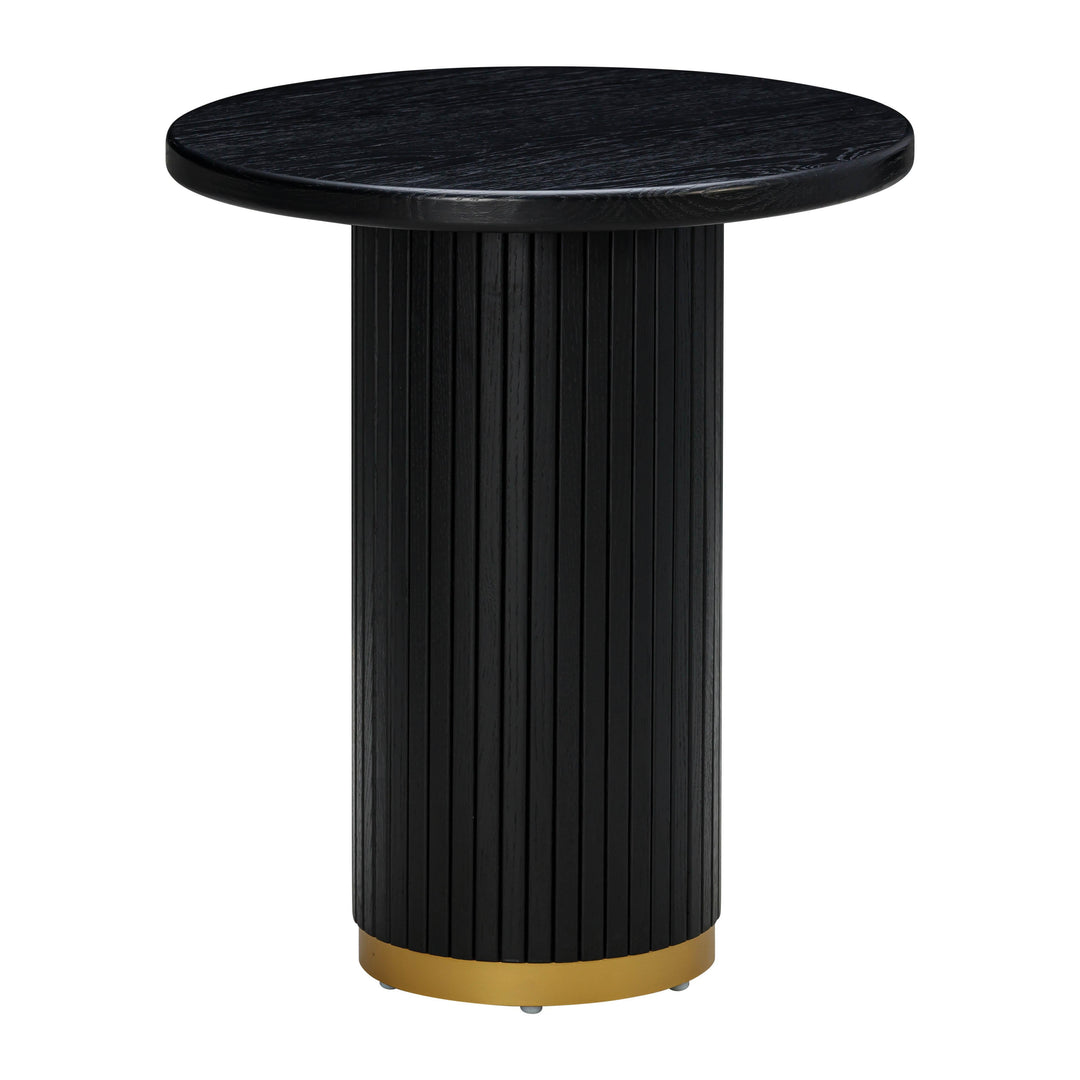 Chelsea Black Oak Wood Entry Table