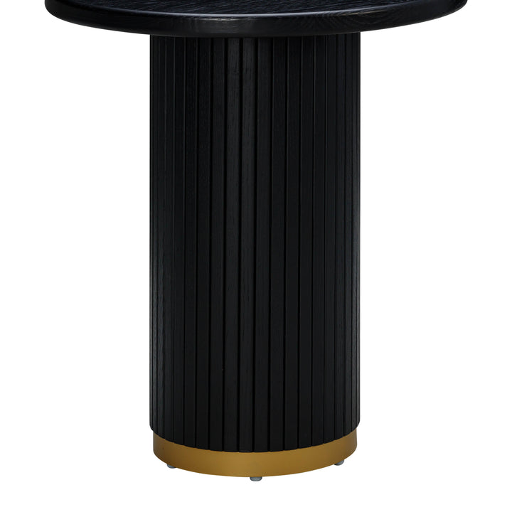 Chelsea Black Oak Wood Entry Table
