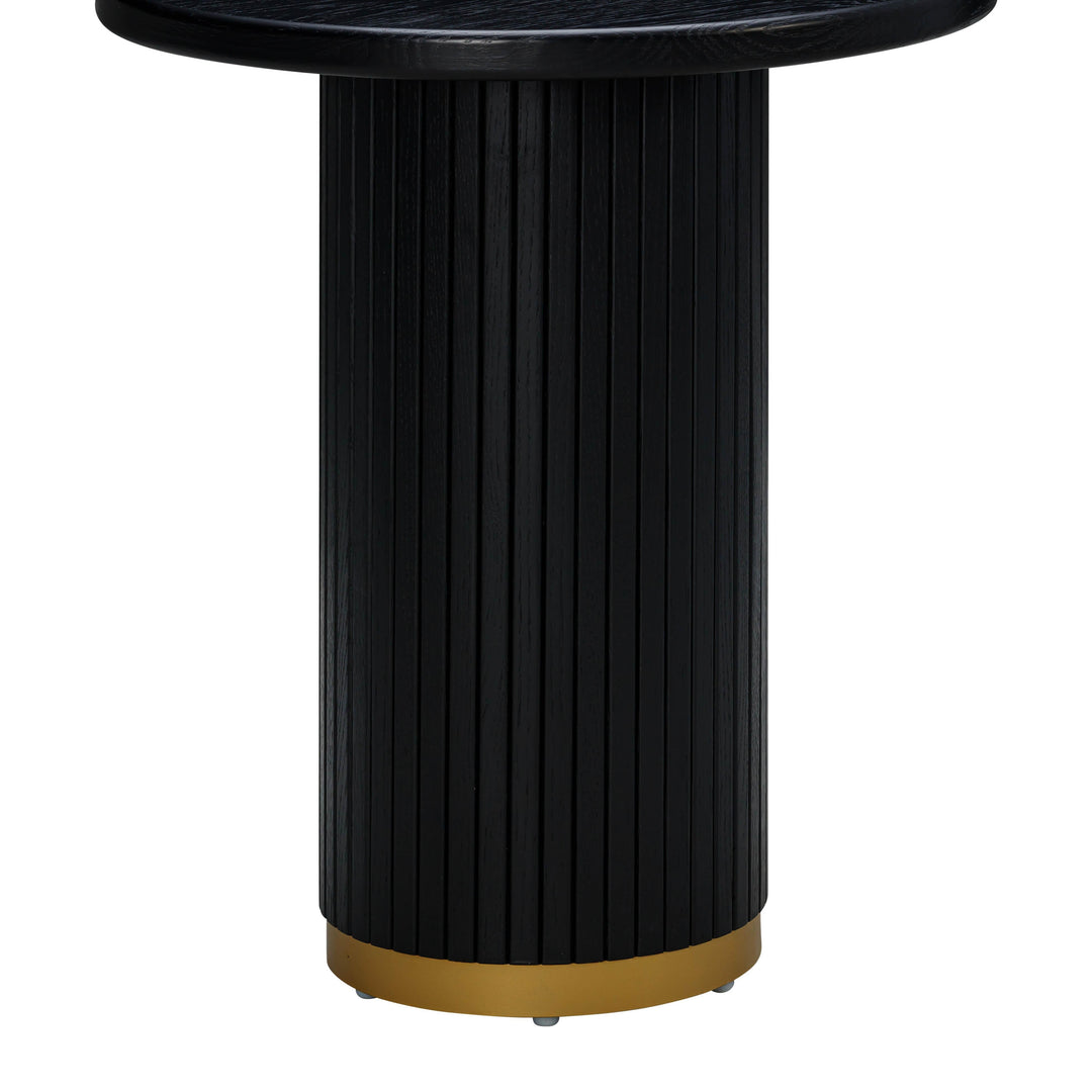 Chelsea Black Oak Wood Entry Table