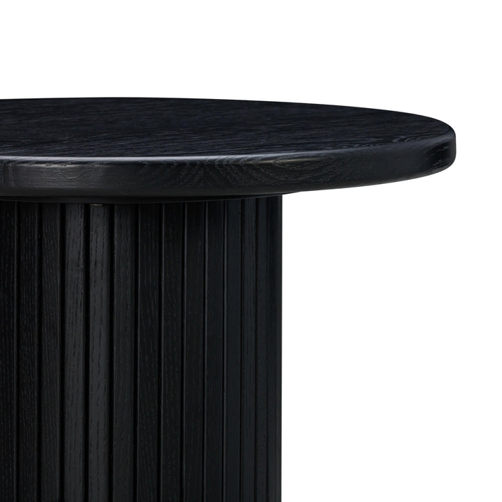 Chelsea Black Oak Wood Entry Table