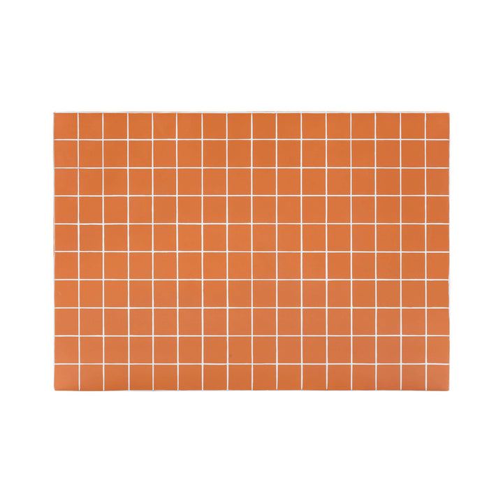 Mixie 39" Brick Orange Tile Indoor/Outdoor Coffee Table