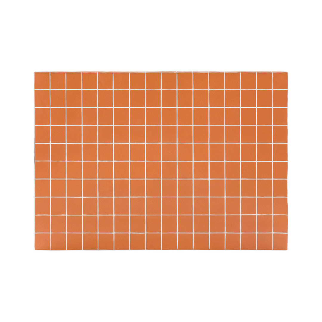 Mixie 39" Brick Orange Tile Indoor/Outdoor Coffee Table