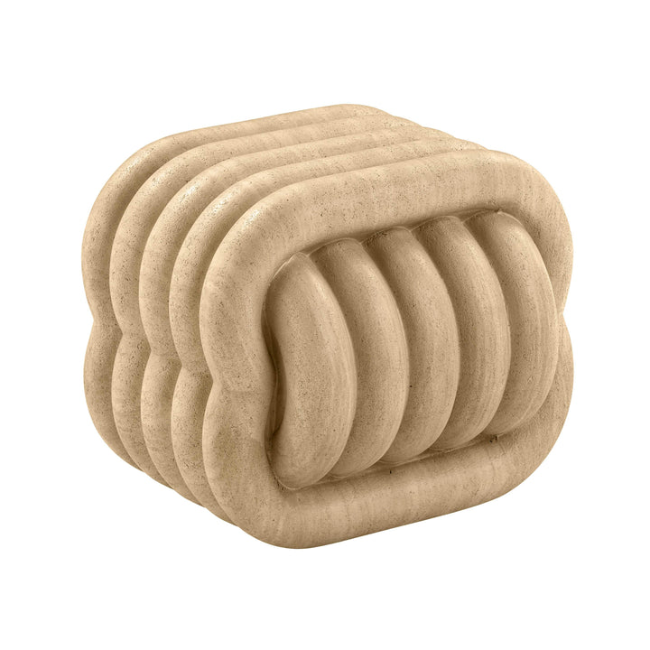 Love Knot Concrete Indoor/Outdoor Accent Stool