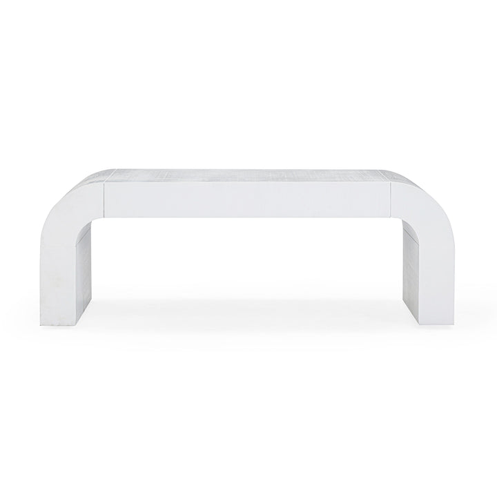 Hump 46" White Arched Coffee Table