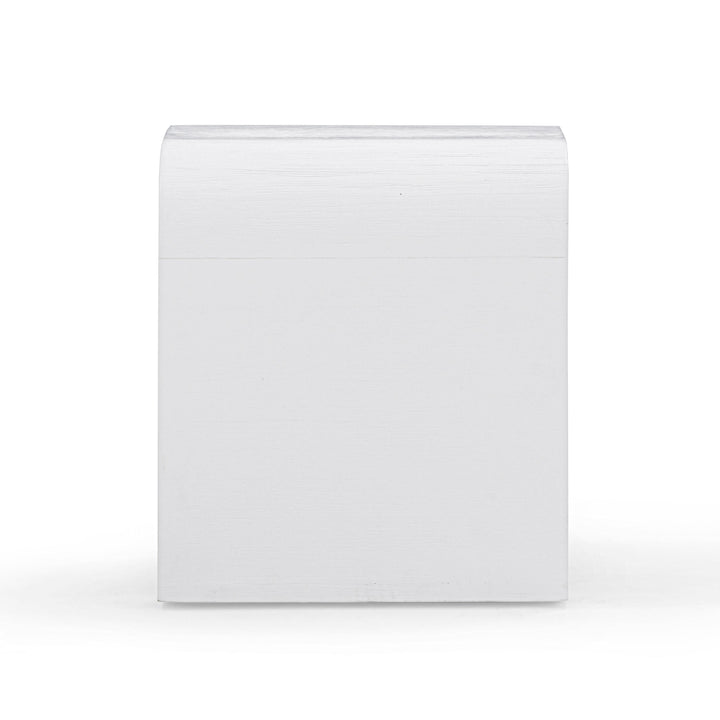 Hump Arched Side Table - White