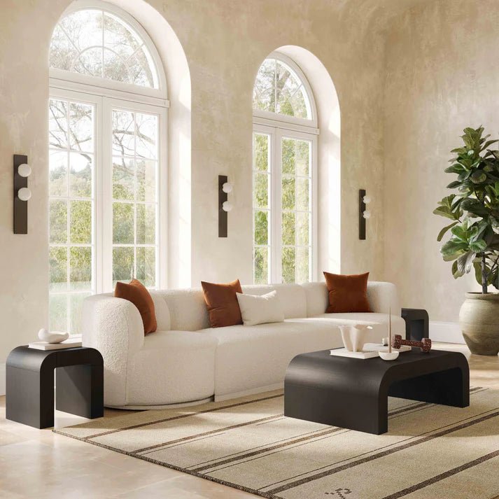 Hump Black Nightstand