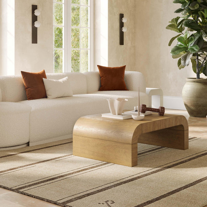 Hump 46" Natural Arched Coffee Table