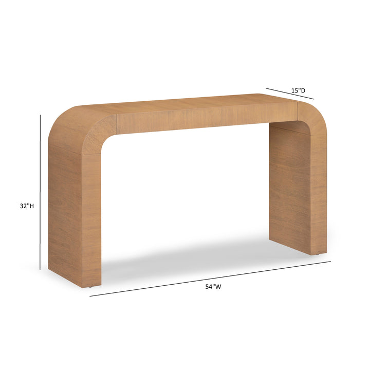 Hump 54" Natural Arched Console Table