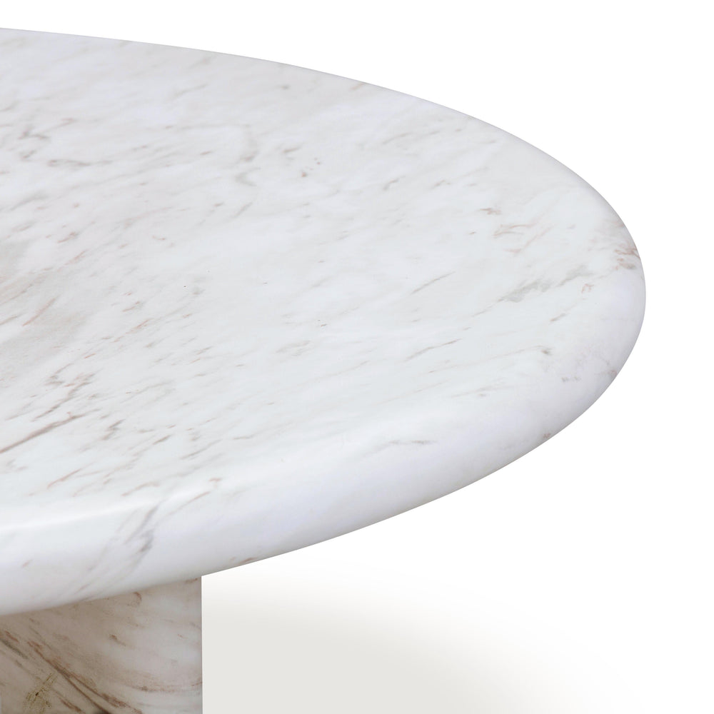 Juju 32" Faux Marble Indoor/Outdoor Round Coffee Table