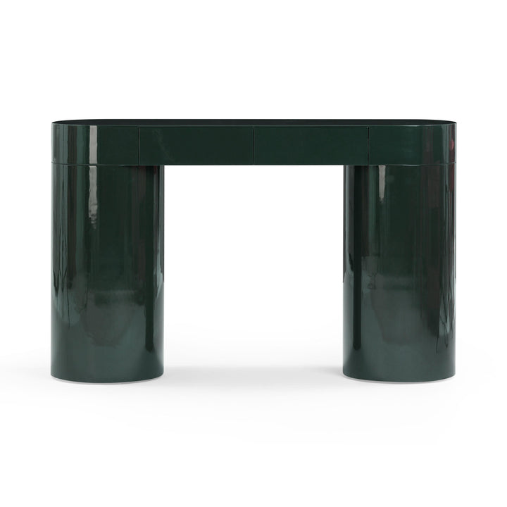 Mira 50" Green High Gloss Console Table