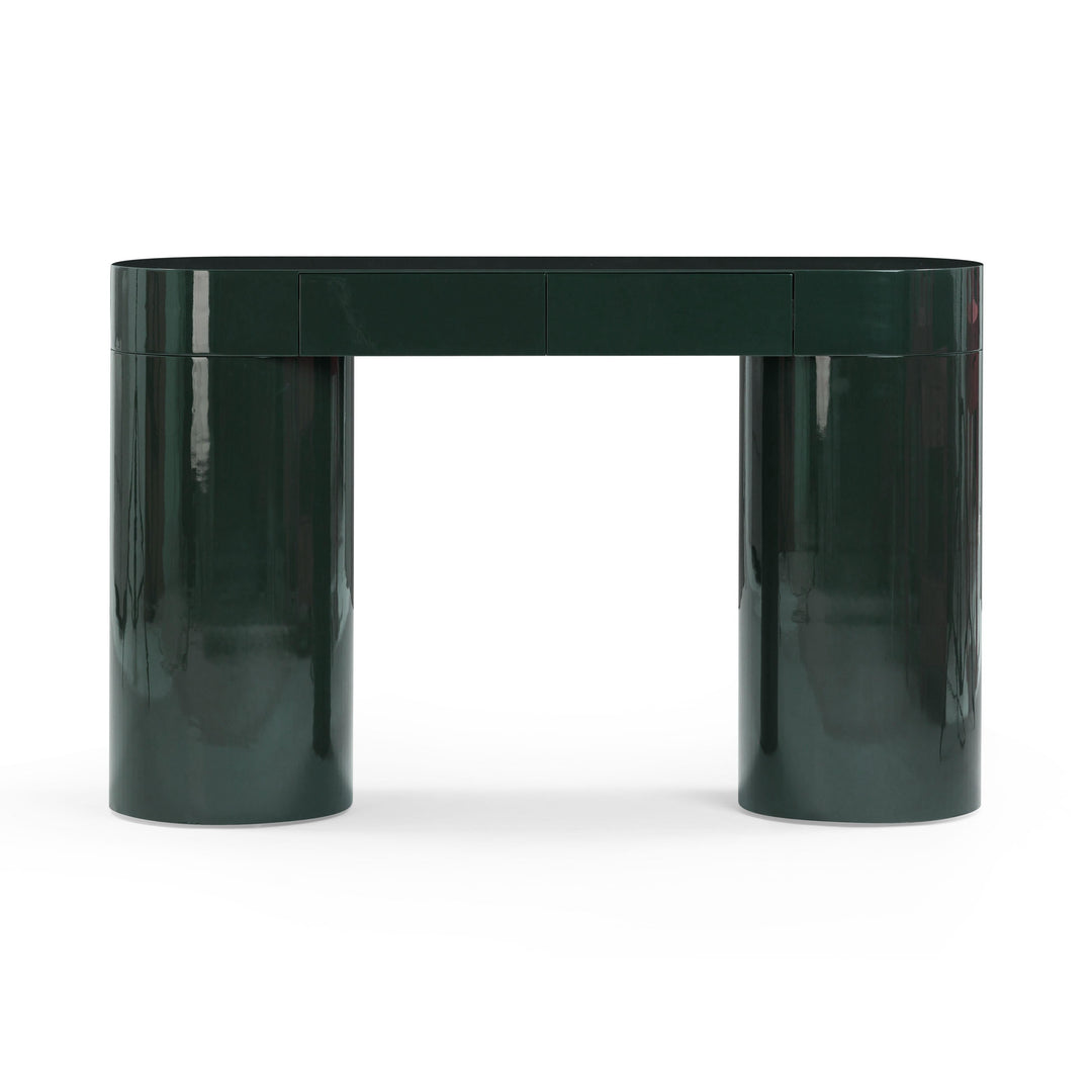 Mira 50" Green High Gloss Console Table