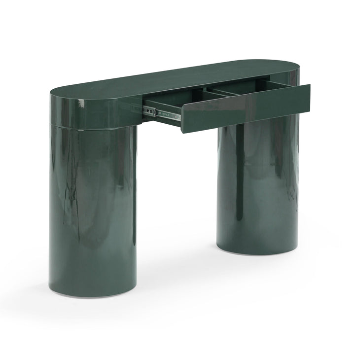 Mira 50" Green High Gloss Console Table