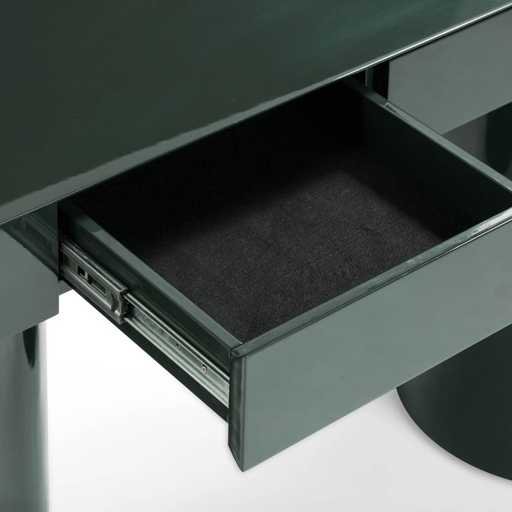 Mira 50" Green High Gloss Console Table