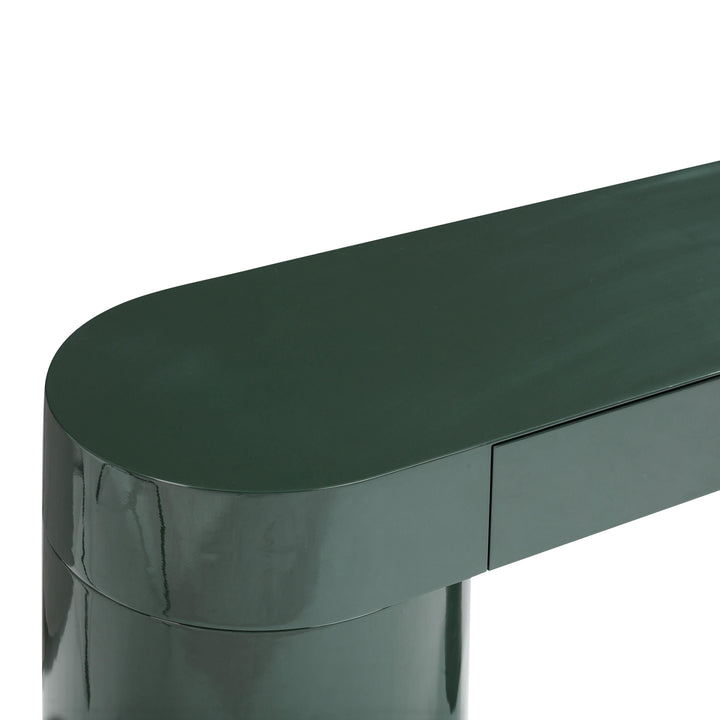 Mira 50" Green High Gloss Console Table
