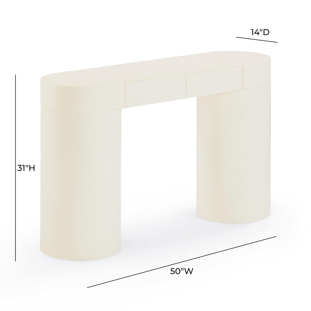 Mira 50" High Gloss Console Table