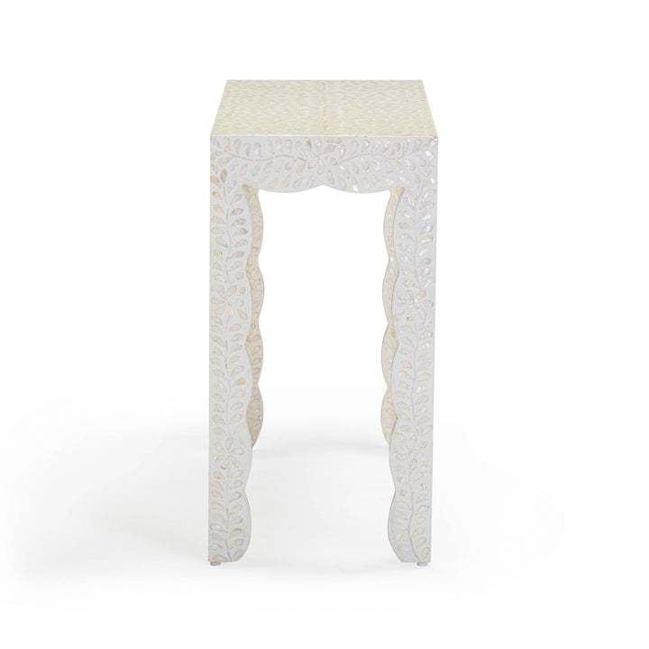 Piara 43" Natural Capiz Shell Console Table