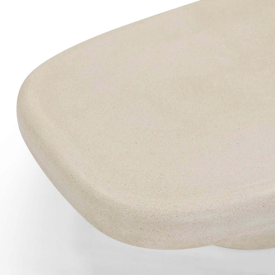 Darial 46" Sandstone Indoor/Outdoor Coffee Table