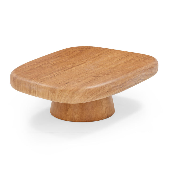 Darial 46" Natural Wood Grain Indoor/Outdoor Coffee Table