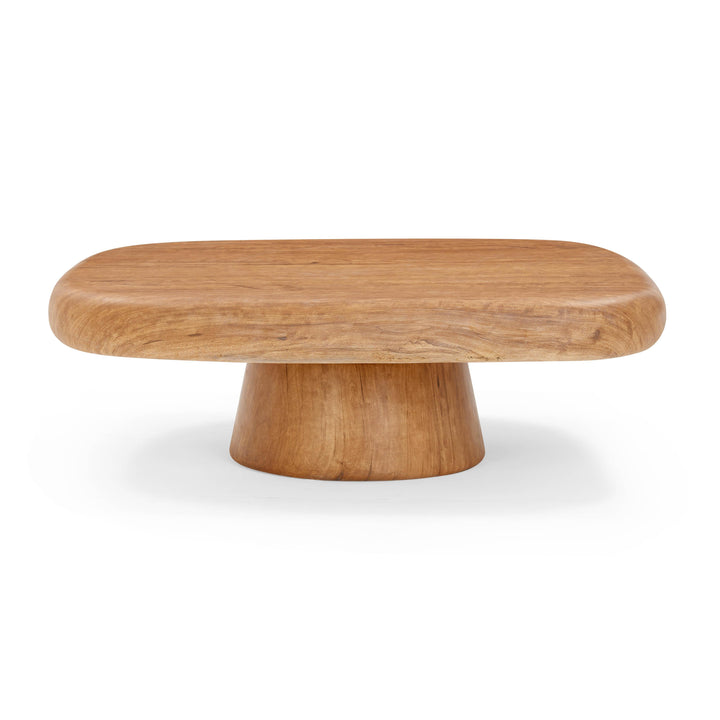 Darial 46" Natural Wood Grain Indoor/Outdoor Coffee Table